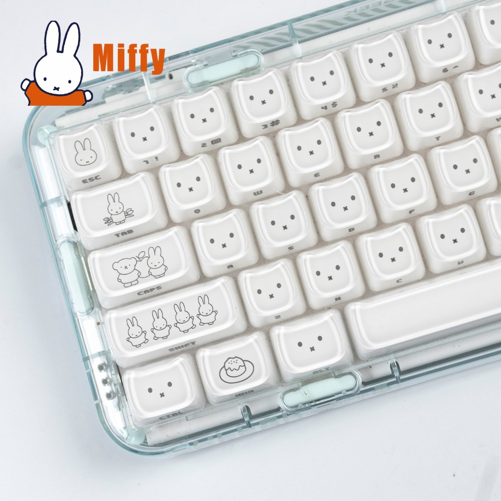 Pc Gaming Lounge - Клавишные колпачки Kawaii Miffy с милым