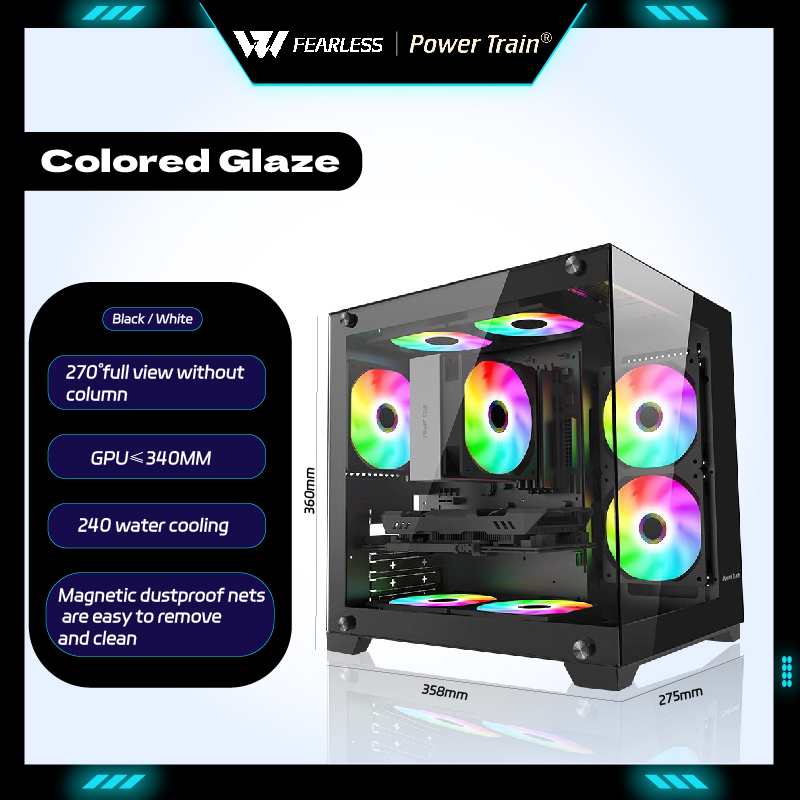 Pc Gaming Liquid - Корпус для игрового ПК Power Train