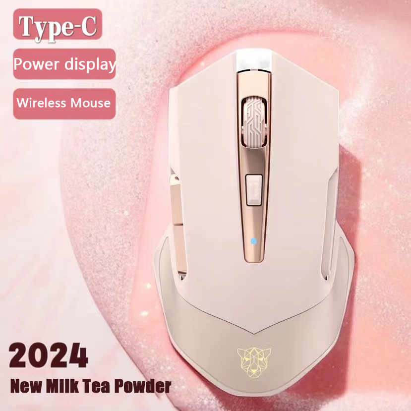 Pc Gaming Pink - Новинка 2024, беспроводная мышь 2,4G, тихая