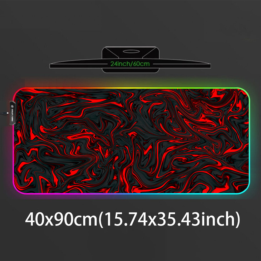 Коврик для мыши RGB с красно-ч – обзор и цена Pc Gaming Liquid