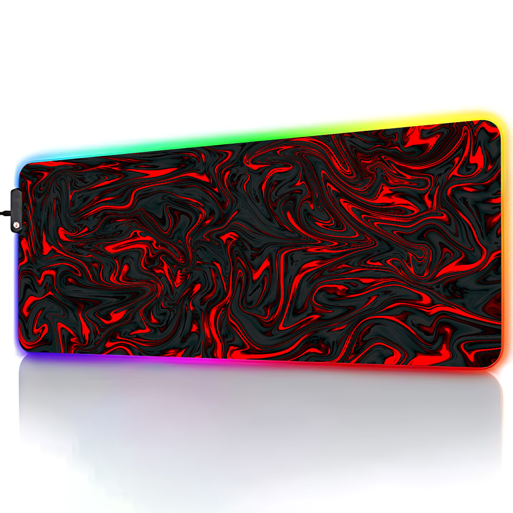 Коврик для мыши RGB с красно-ч – обзор и цена Pc Gaming Liquid