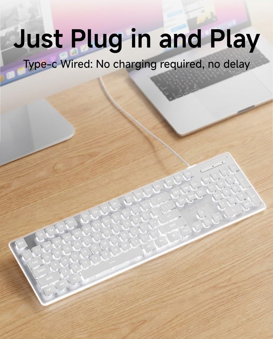 Проводная USB-клавиатура с бел – обзор и цена Pc Gaming Fullset